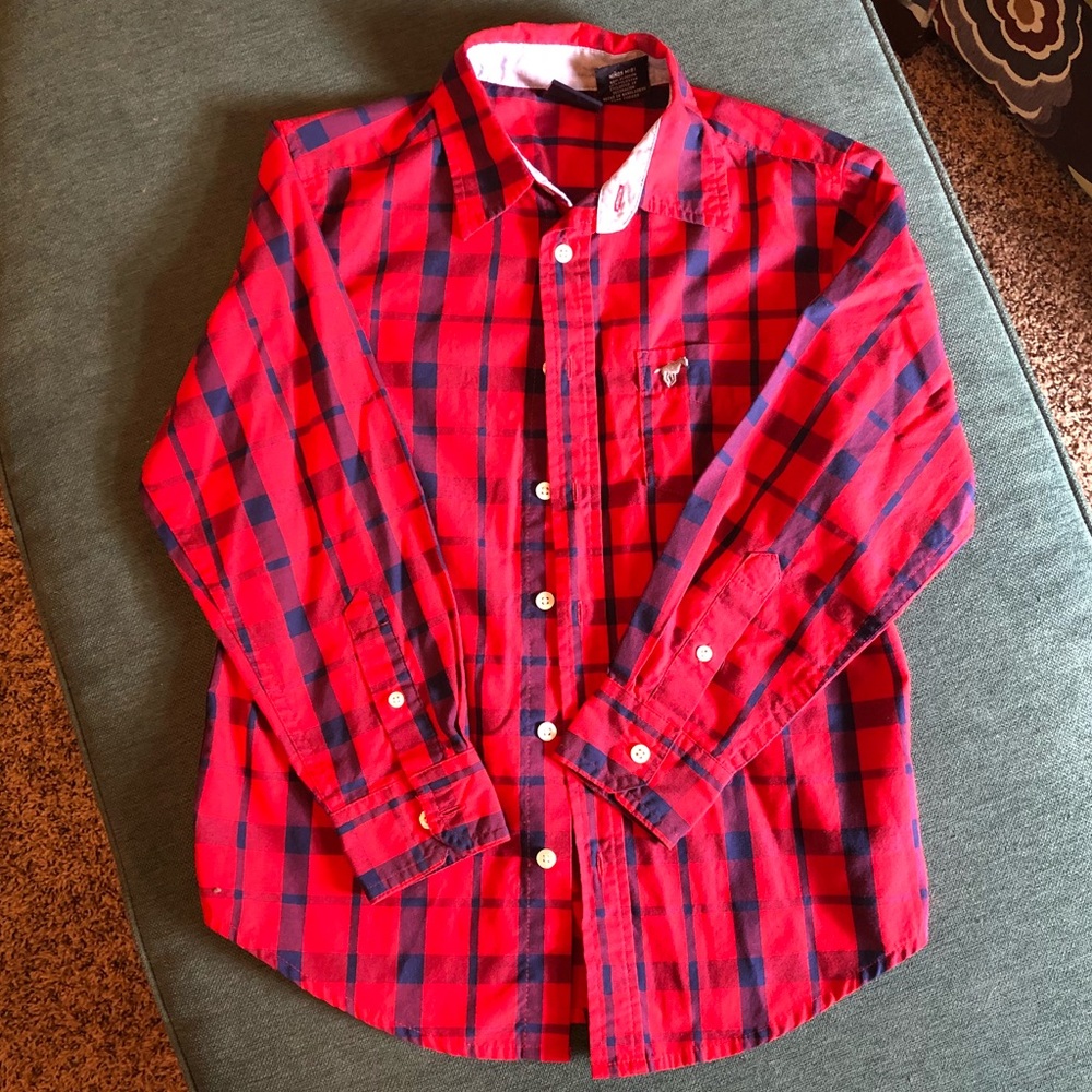 Wrangler Boys M(8) Button Down